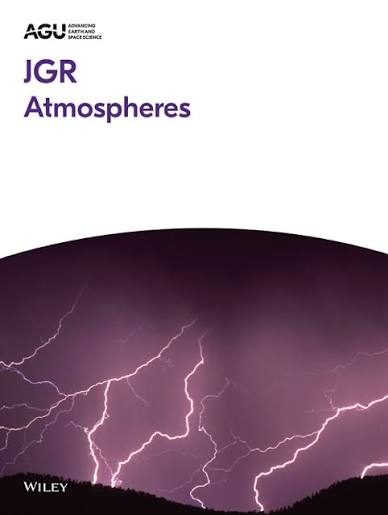 Обложка журнала Journal of Geophysical Research: Atmospheres