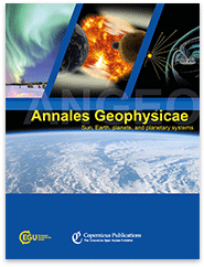 Обложка журнала Annales Geophysicae