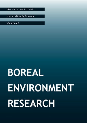 Обложка журнала Boreal Environment Research