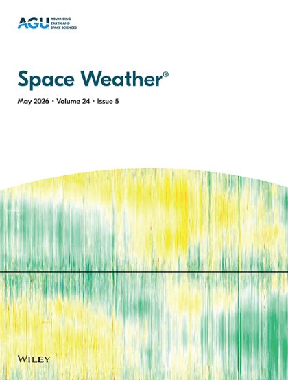Обложка журнала Space Weather